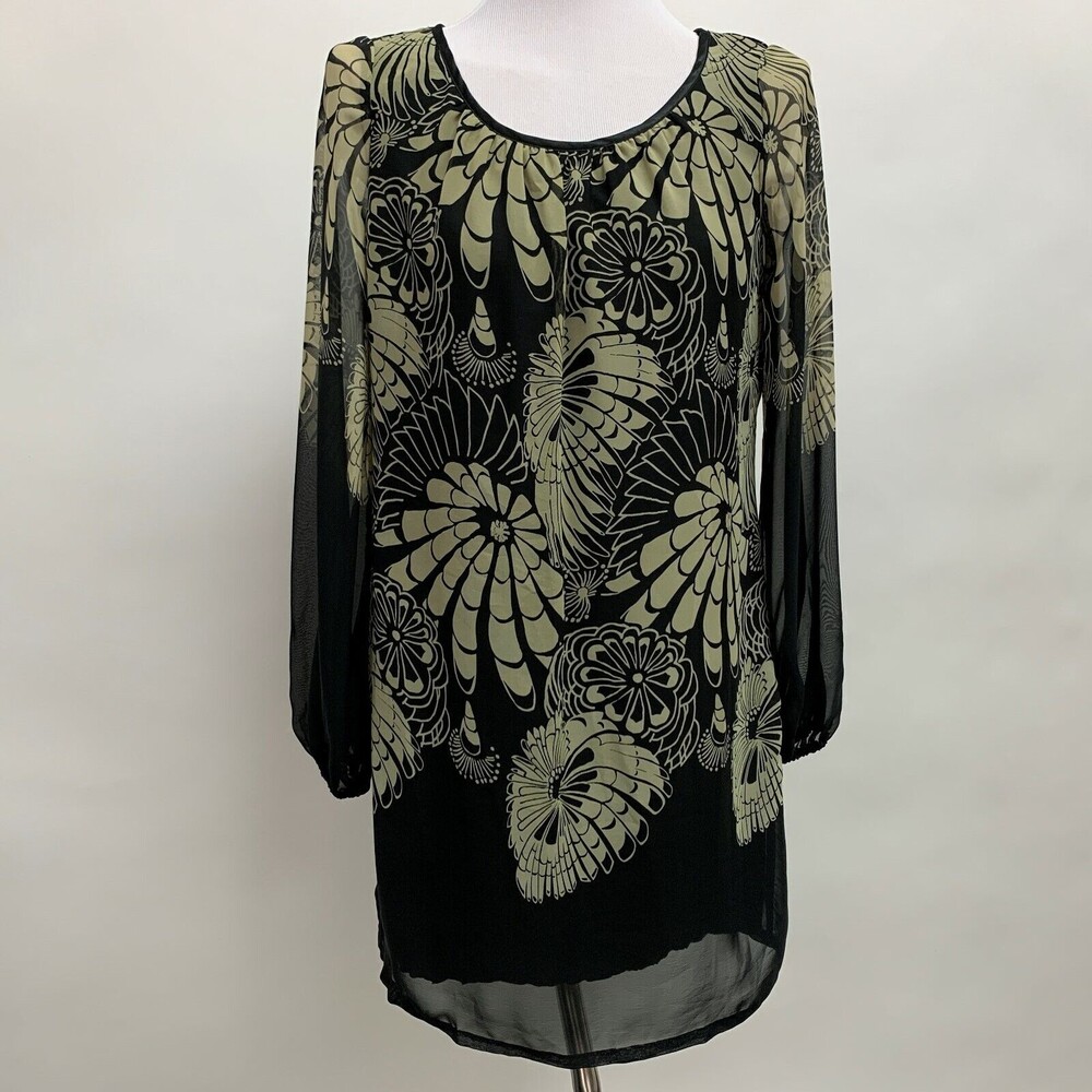 Sophisticates by Jonathan Martin Women's Dress Size 6 Multicolor Black Sheer‎